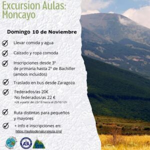 Excursión al MONCAYO. 10 de Noviembre