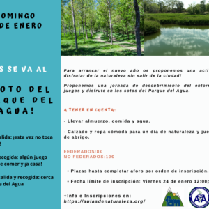 Sotos del Parque del Agua. 26 de enero